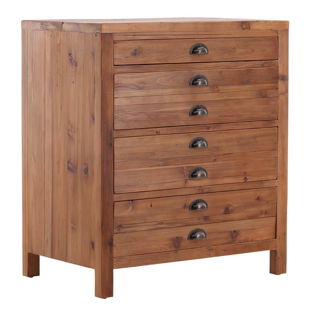 Furniture Classics 84224N Small Natural Apothecary Chest