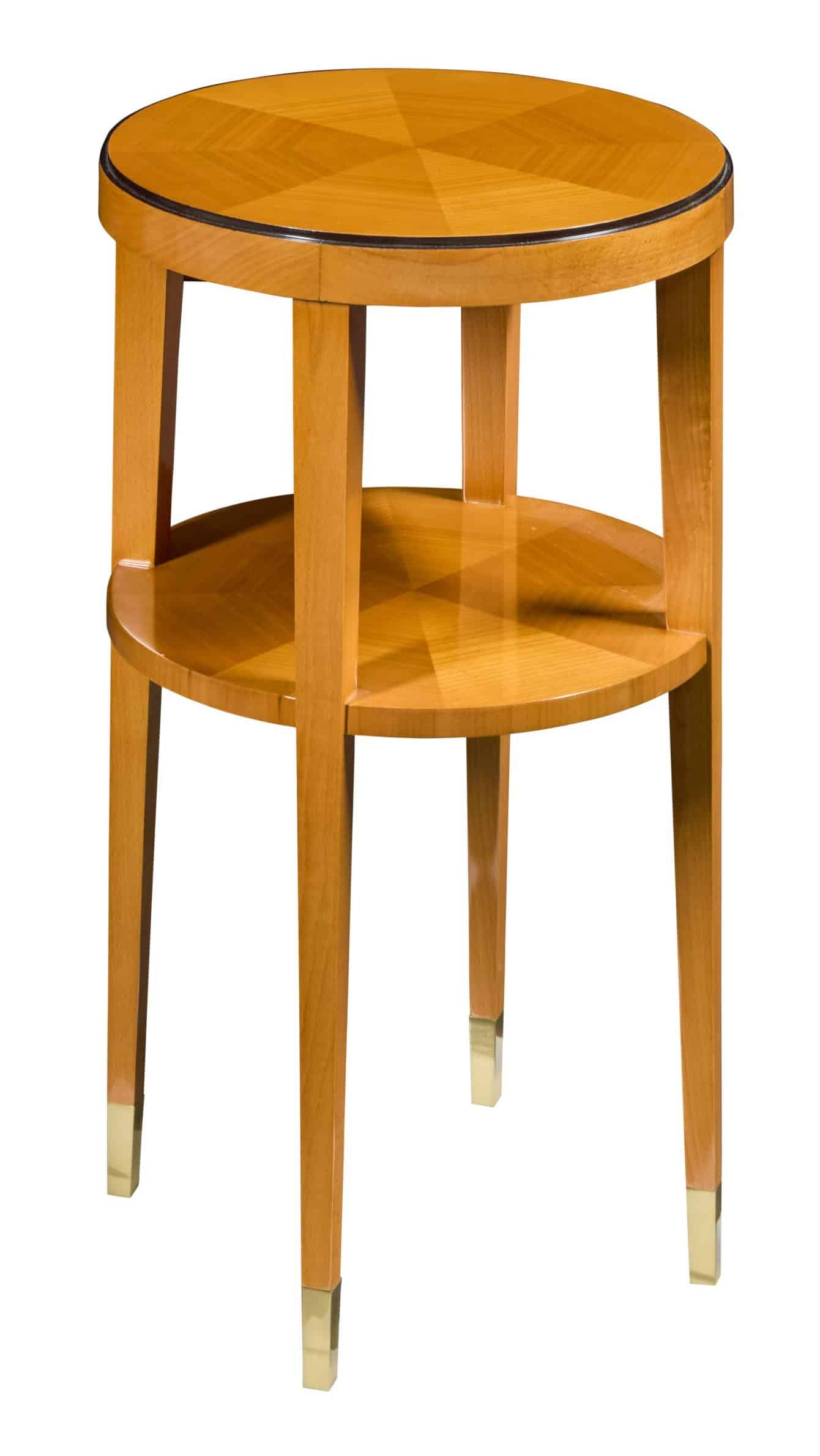 Modern History MH1273F02 Langford Round Chairside Cherry Table Modern History MH1273F02 Langford Round Chairside Cherry Table