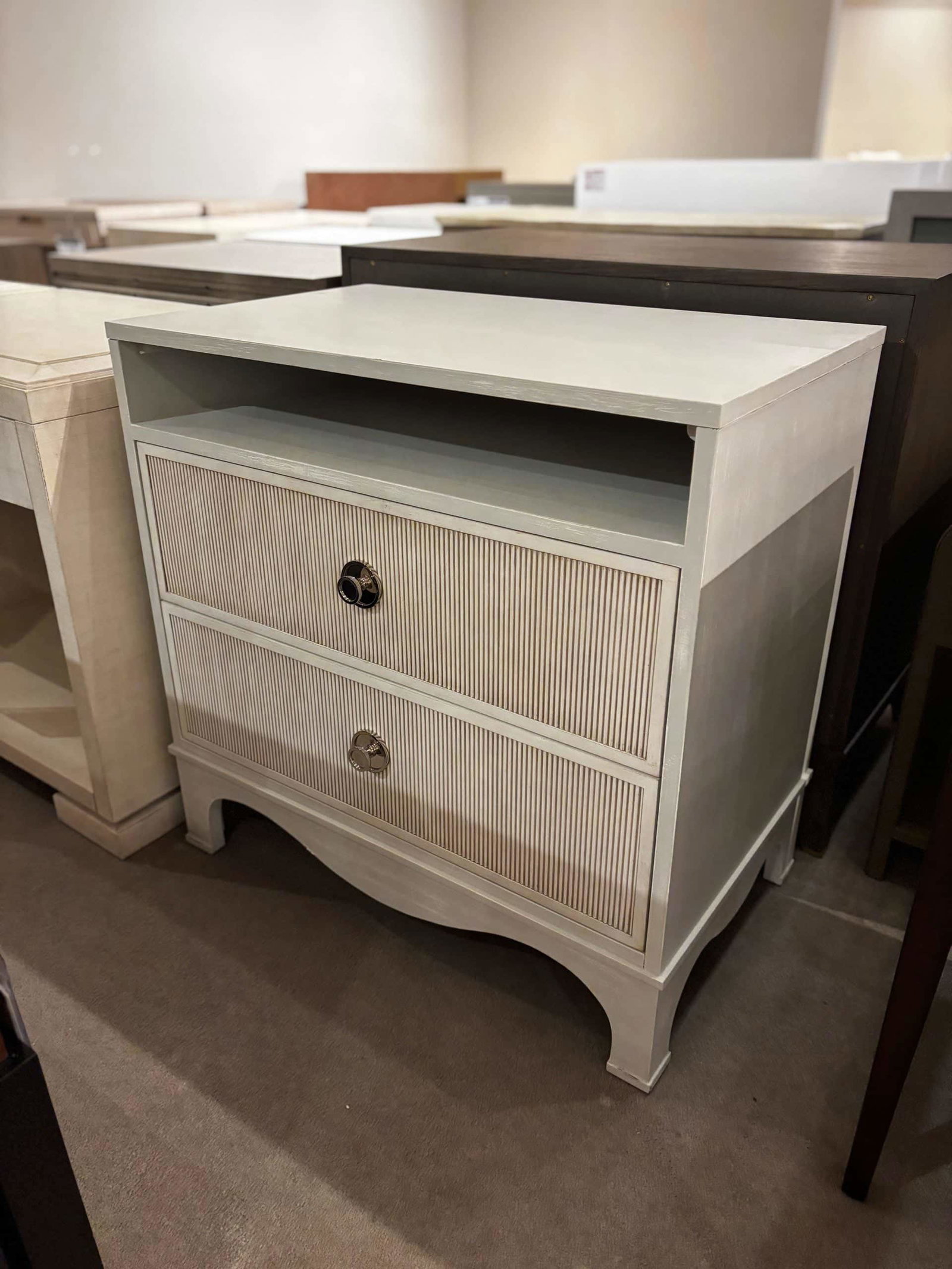 Century CR9-228/80 Details Two Drawer Nightstand Century CR9-228/80 Details Two Drawer Nightstand