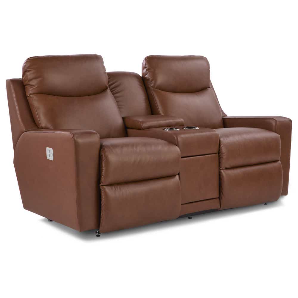 La-Z-Boy U49781 Emmons Power Reclining Loveseat w/ Headrest & Console