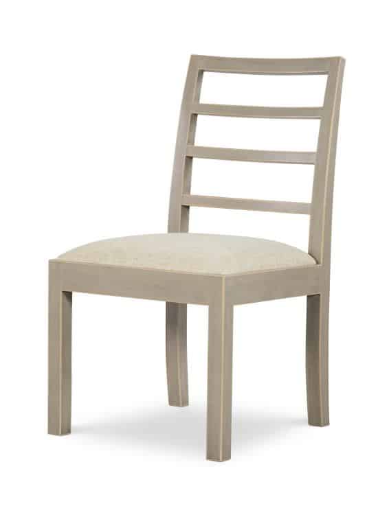 Century Furniture AE-CCU-3164S-F2 Dara Side Chair Modern French Grey & Taupe