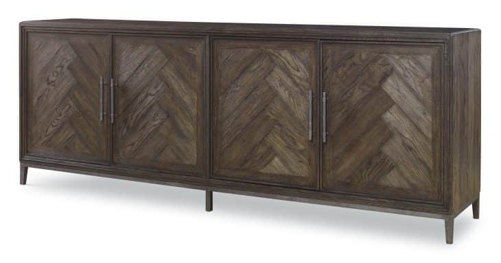 Century Furniture B2H-406 Blake Credenza Brown Rustic