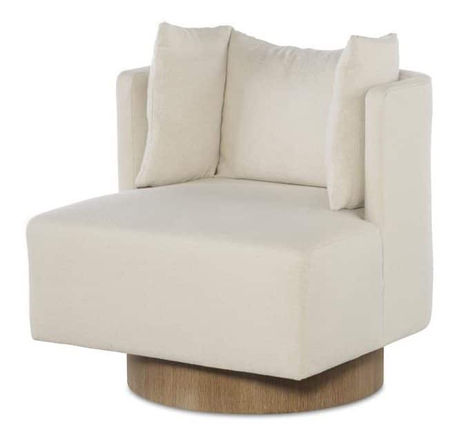 Century Furniture CC9-3186-8 Riposo Swivel Chair Oak Base