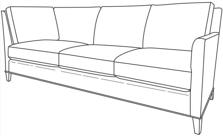 Century Furniture ES9-1340-53 Jordan RAF Corner Sofa