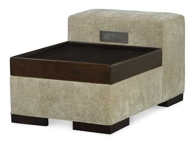 Century Furniture LTD7600-24OAKR Cornerstone RAF Table Ottoman