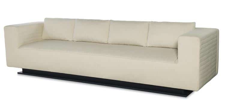 Century Furniture LTU-1081-1-F1 Tatami Large Quilted Sofa Metal Base Century Furniture LTU-1081-1-F1 Tatami Large Quilted Sofa Metal Base
