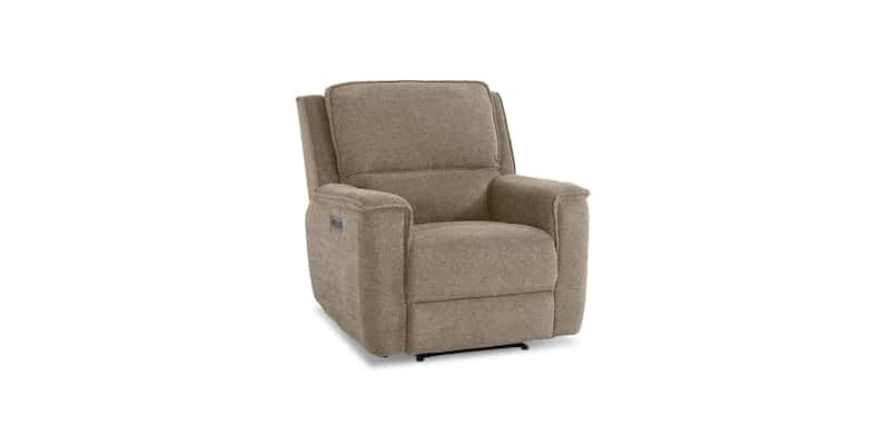 Bassett Club Level 3537-P0P Calvin Power Wall Recliner – Calvin Pecan