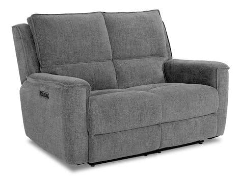 Bassett Club Level 3537-P42F Calvin Power Reclining Loveseat – Calvin Forest