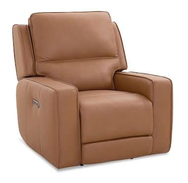 Bassett Club Level 3795-P0A Raymond Leather Zero Gravity Power Recliner – Raymond Antelope