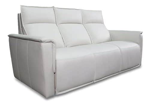 Bassett Club Level 3799-P62V Chauncey Leather Power Reclining Sofa