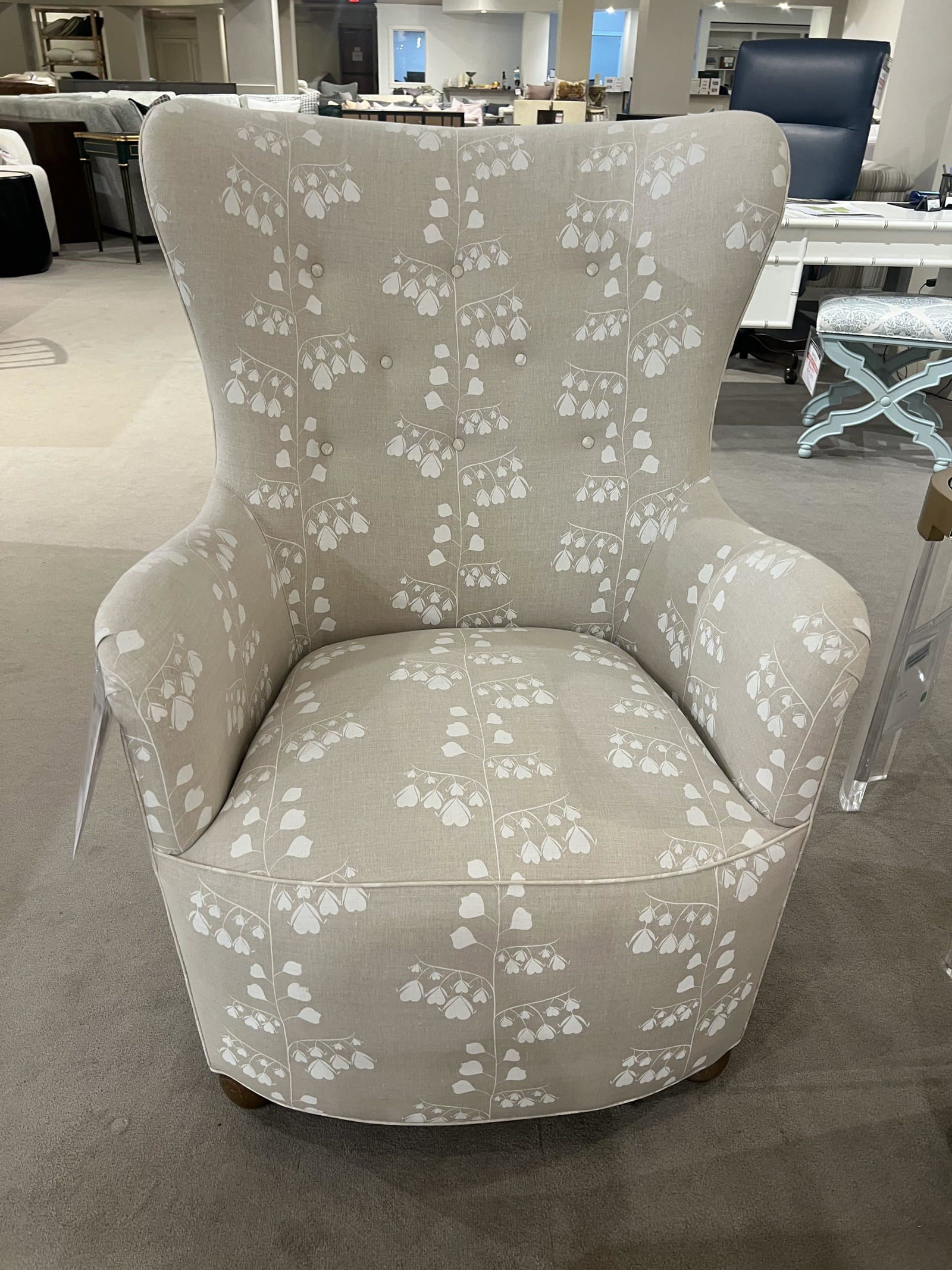 Highland House 2807/60 Edgar Wing Chair