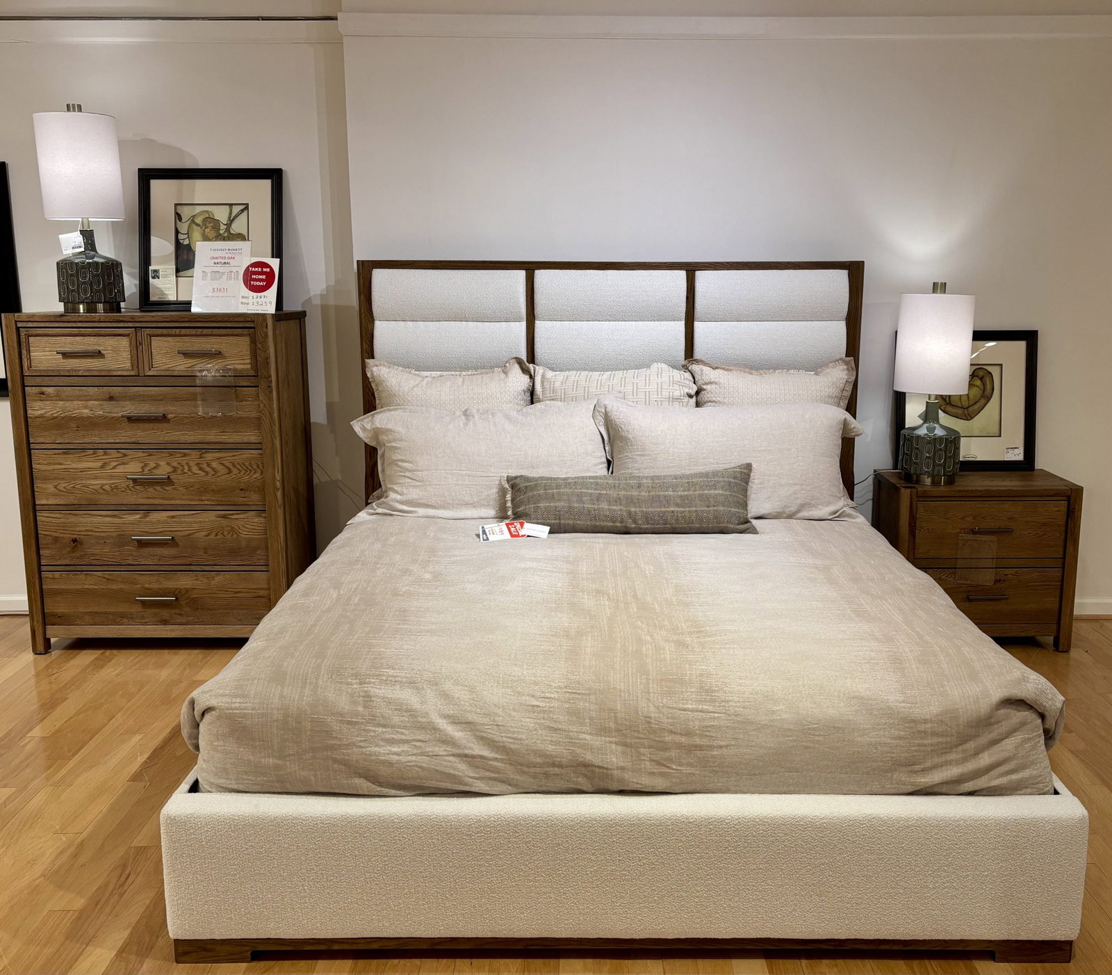 Vaughan Bassett 790-661A Crafted Oak Bedroom