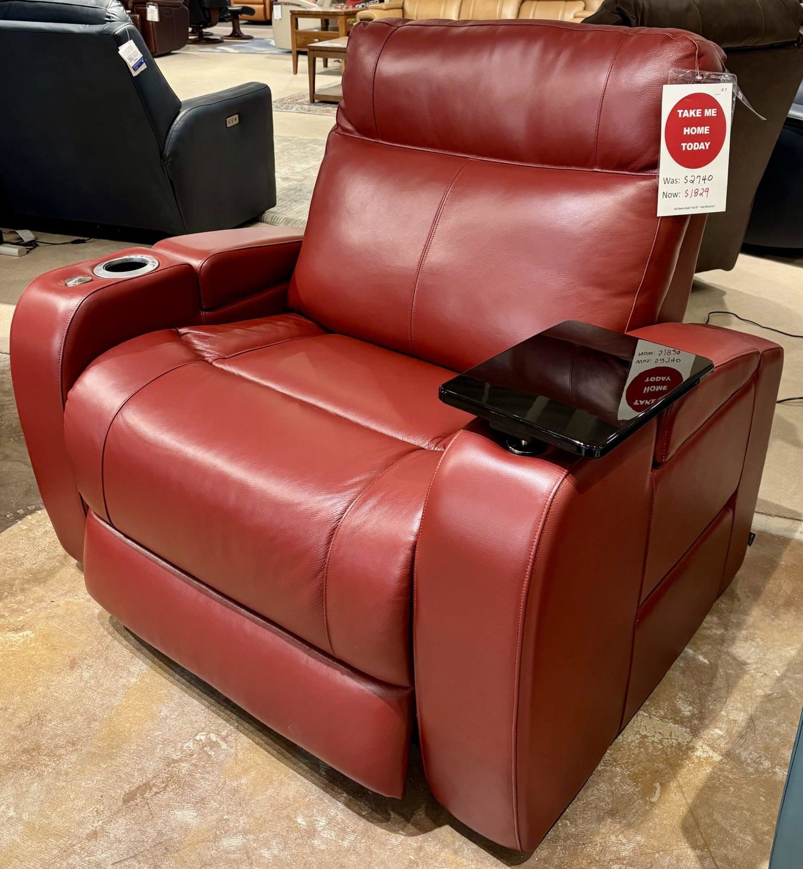 Palliser Furniture 41096-1L Valencia Power Recliner