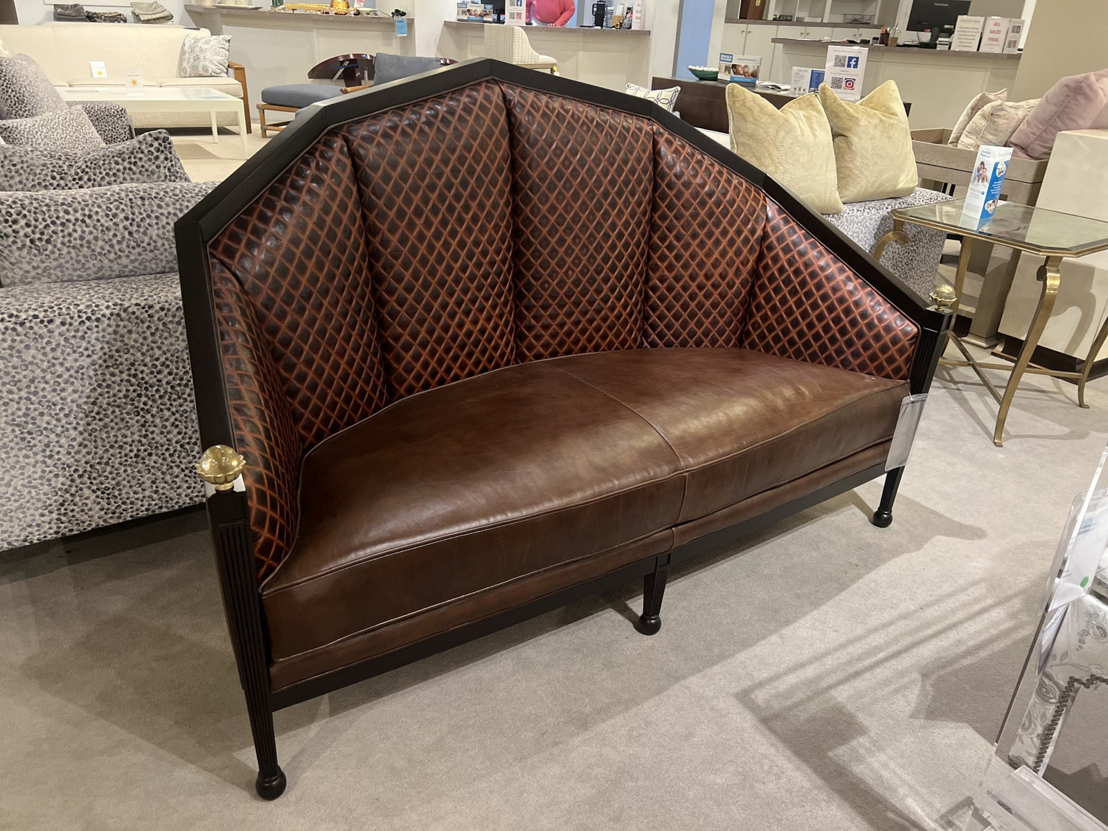 Hancock and Moore CJ6818/131 Elissa Settee