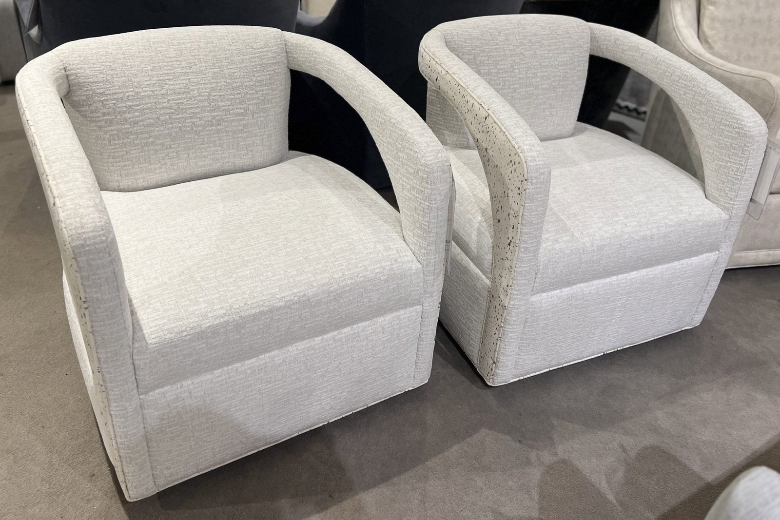 Jessica Charles 5233-S/10852,10853 Carmela Swivel Chair