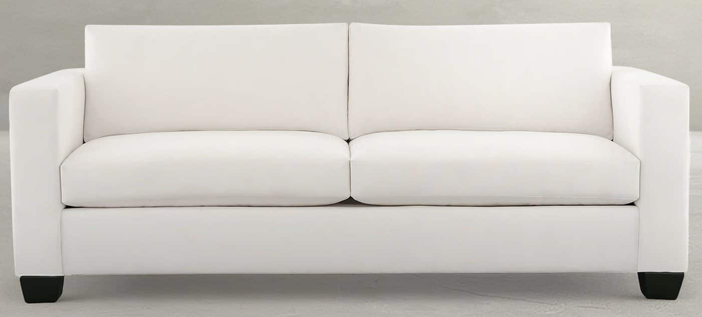 Gabby Home SCH-1500290 Tedesco Upholstered Tuxedo Arm 3-Seat Sofa