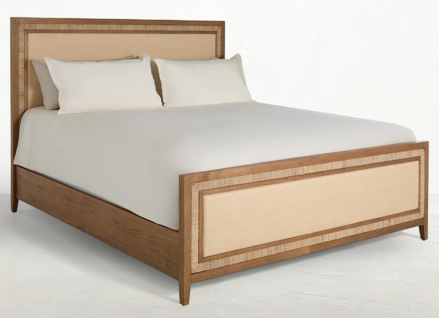 Gabby Home SCH-176077 Grand Bermuda Sungkai Wood Bed – Queen, Sandbar