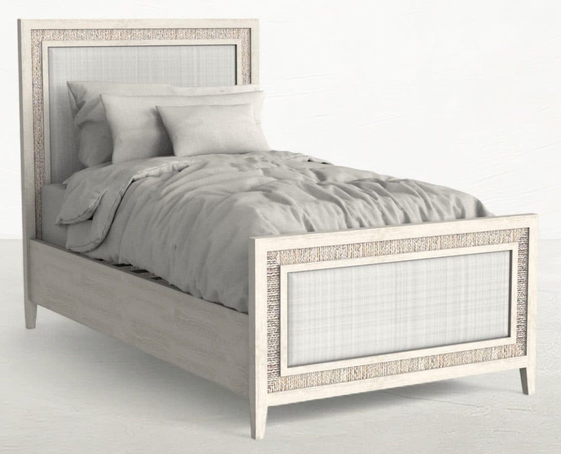 Gabby Home SCH-176090 Grand Bermuda Twin Bed – Whitewash