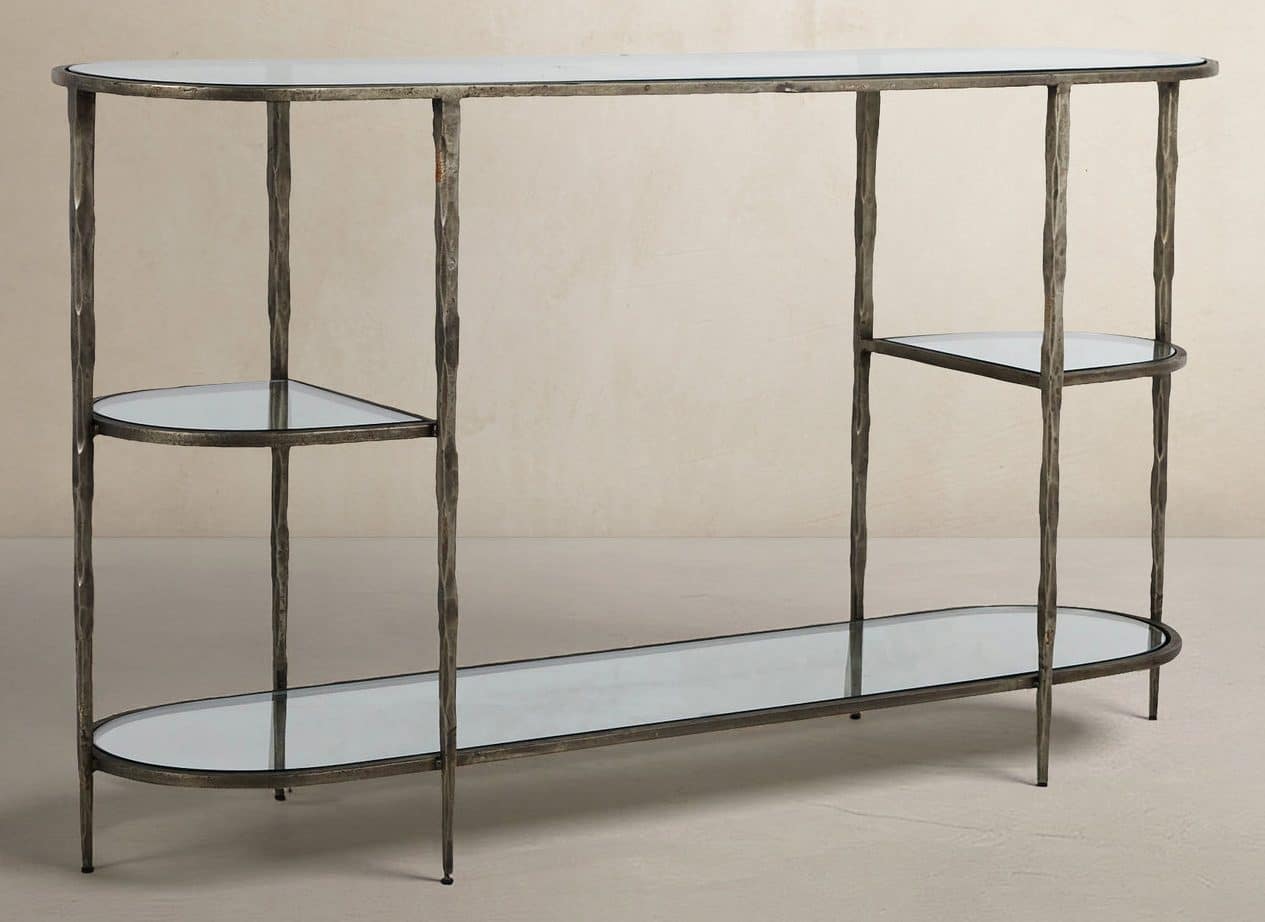 Gabby Home SCH-170370 Wyeth Iron Oval Console Table