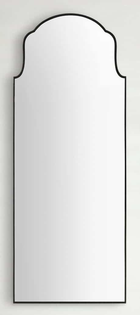 Gabby Home SCH-175691 Pauline Arch Vanity Mirror - Brushed Black