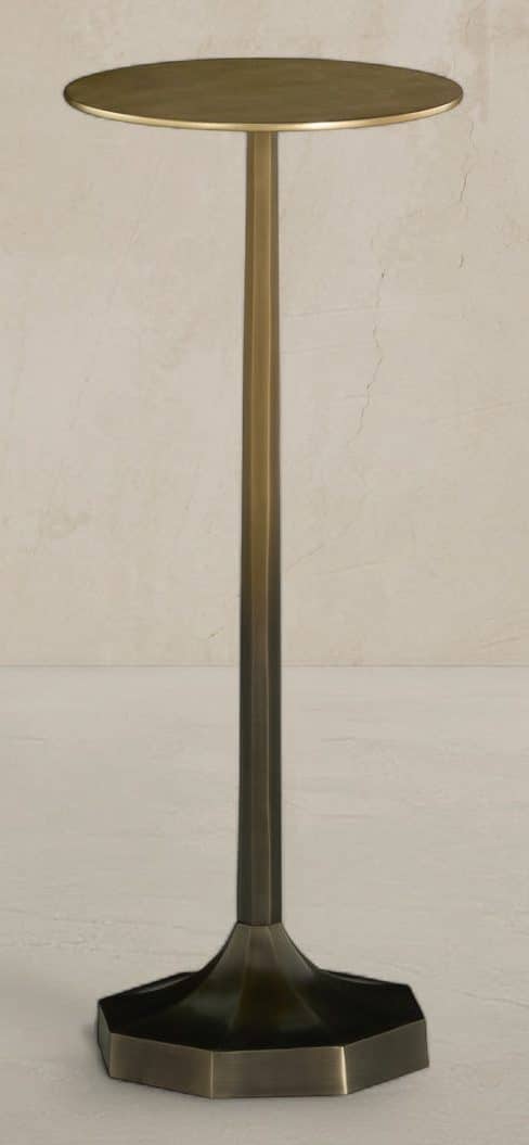 Gabby Home SCH-175937 Ombre Metal Circle Pedestal Drink Table