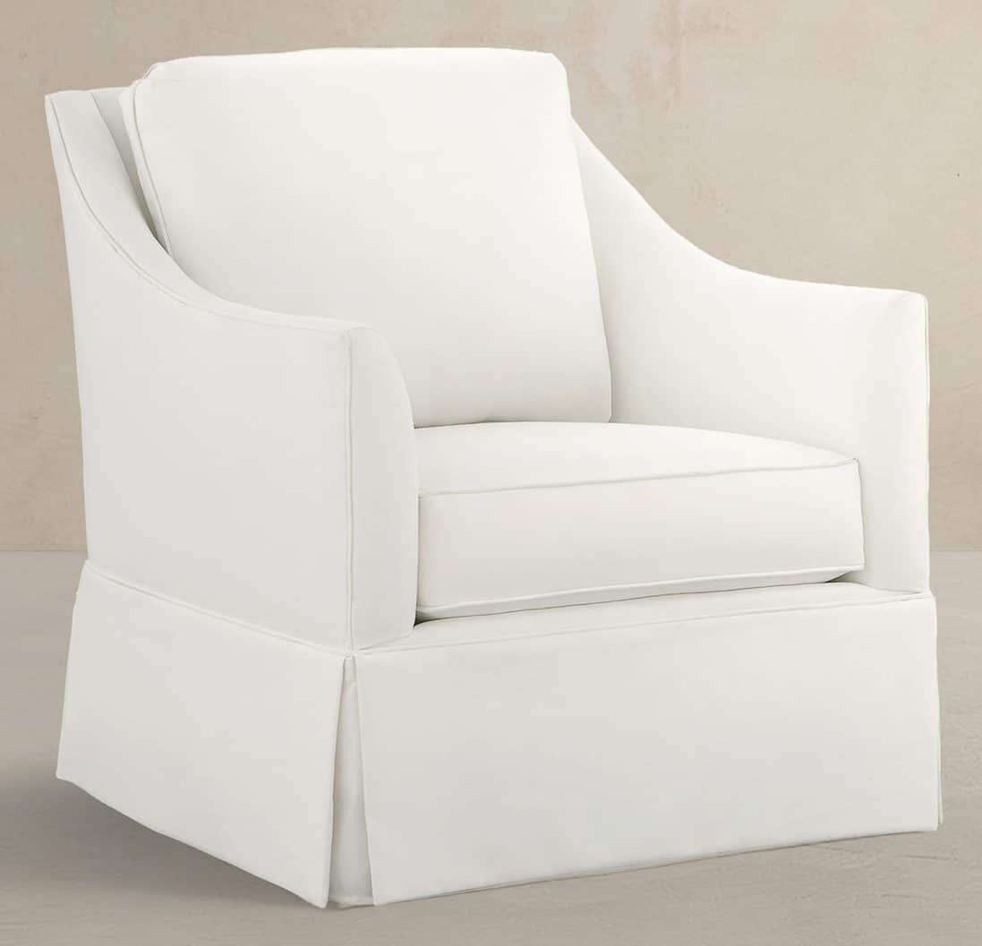 Gabby Home SCH-1007 Baldwin Upholstered Swivel Rocker - Swoop Arms Gabby Home SCH-1007 Baldwin Upholstered Swivel Rocker - Swoop Arms