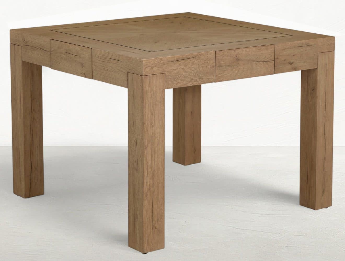 Gabby Home SCH-175970 Highland Oak Square Legged Dining Table – Dawn