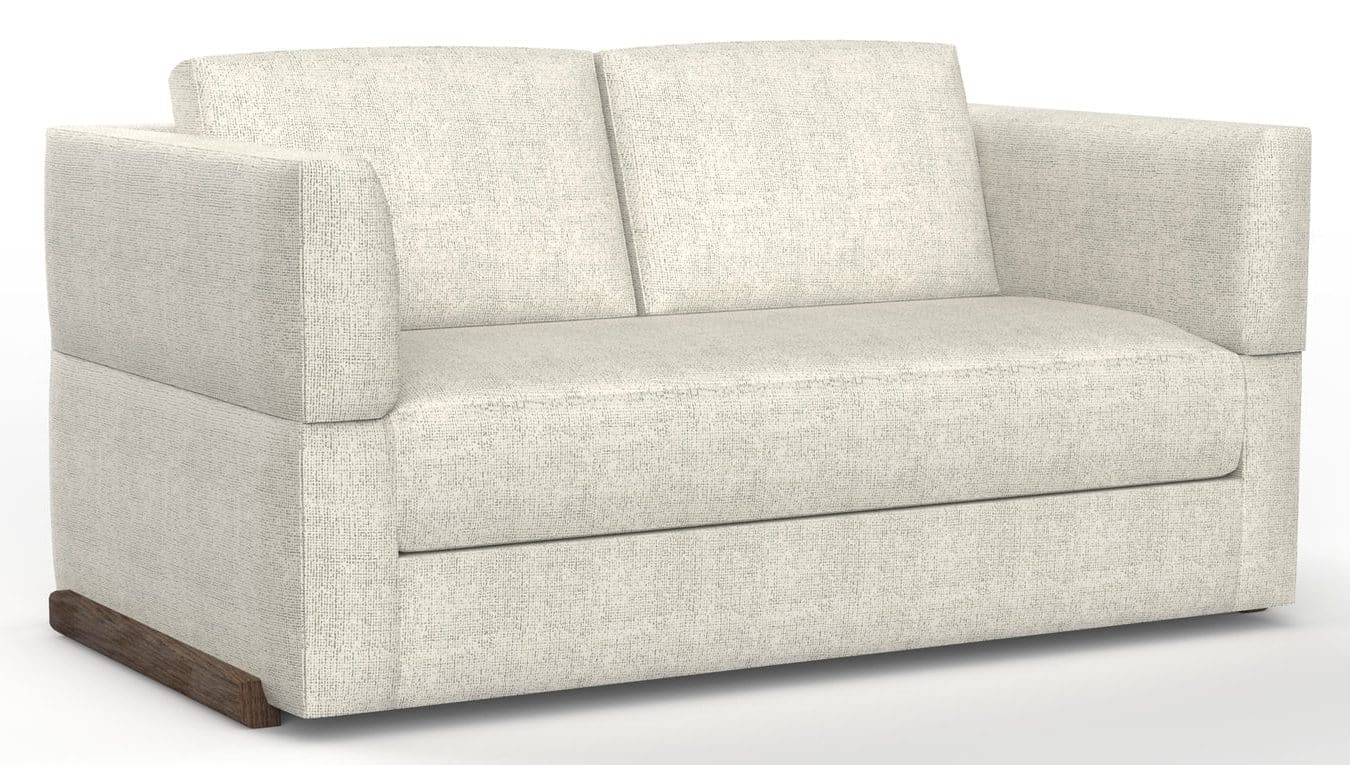 Gabby Home SCH-3050L Halden Upholstered Tuxedo Arm Loveseat