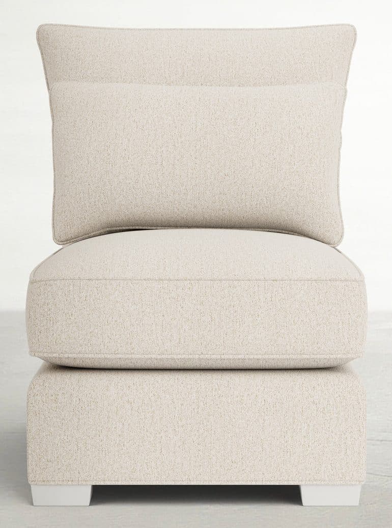 Gabby Home SCH-778 Westley Upholstered Sectional Chair, Shallow Seat - Armless Gabby Home SCH-778 Westley Upholstered Sectional Chair, Shallow Seat - Armless