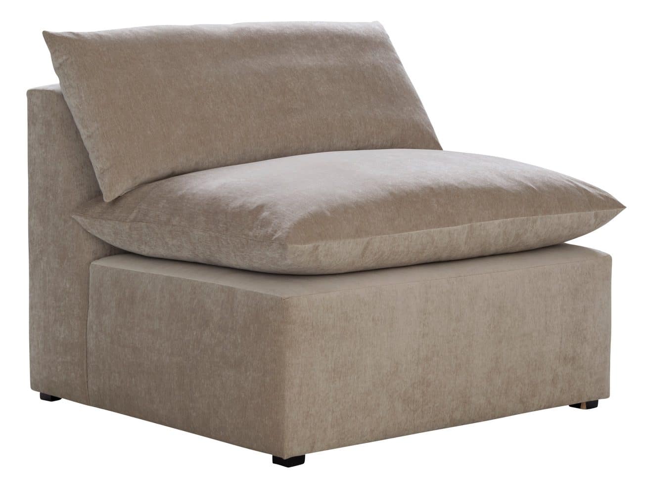 Gabby Home SCH-5963 Carrera Bay Upholstered Sectional Armless Chair