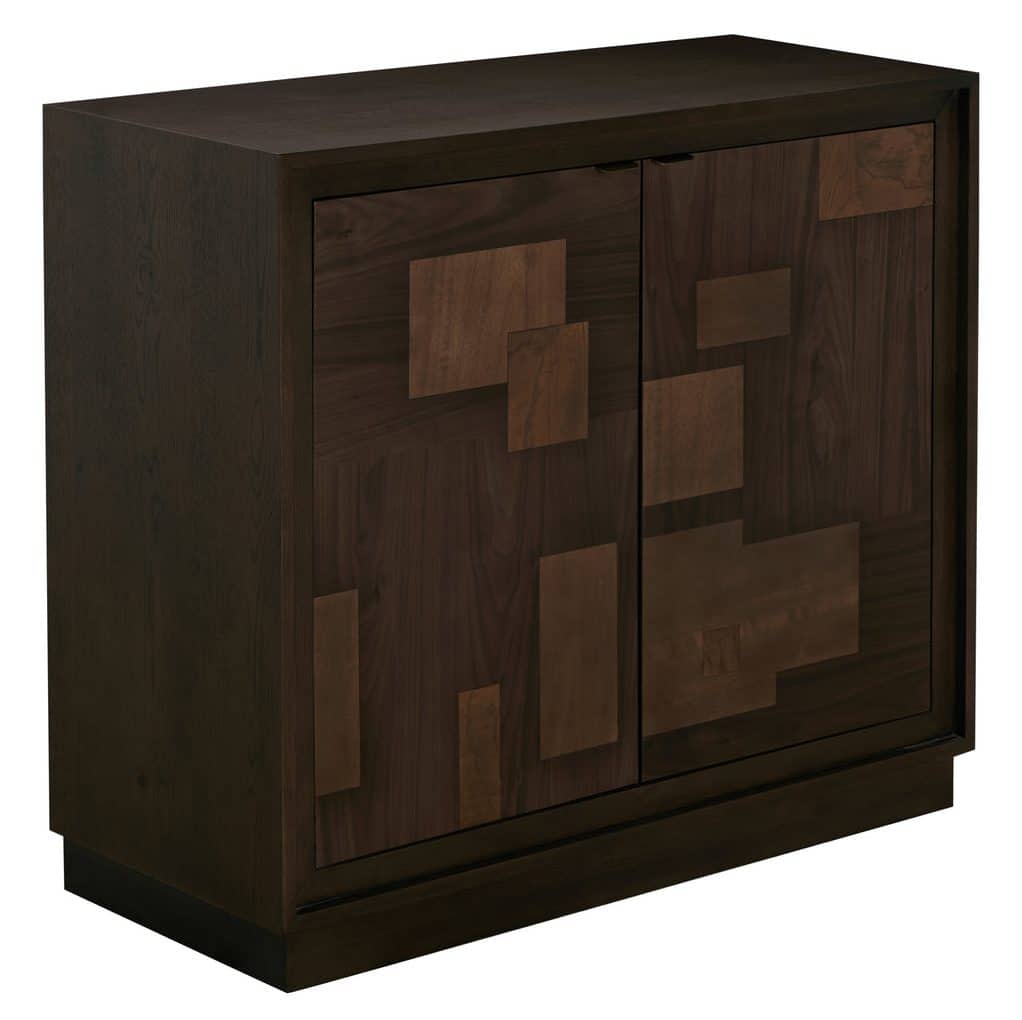 Gabby Home SCH-176048 Elwood Assorted Wood Accent Chest - 2 Shelves, Dusk