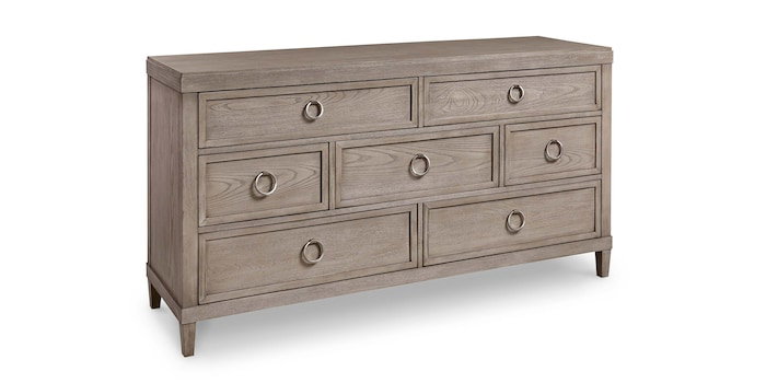 Bassett 2768-0237Z Ventura Dresser Chalk Slate