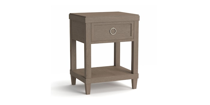 Bassett 2768-0271Z Ventura Bedside Table Chalk Slate