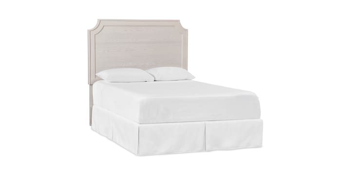 Bassett  2968-H146 Ventura Panel Full Headboard Shell White