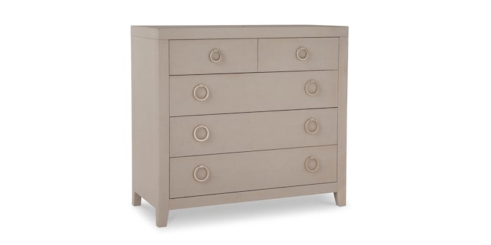 Bassett 6R68-G620Z Ventura Raffia Chest Sand Grey Bassett 6R68-G620Z Ventura Raffia Chest Sand Grey