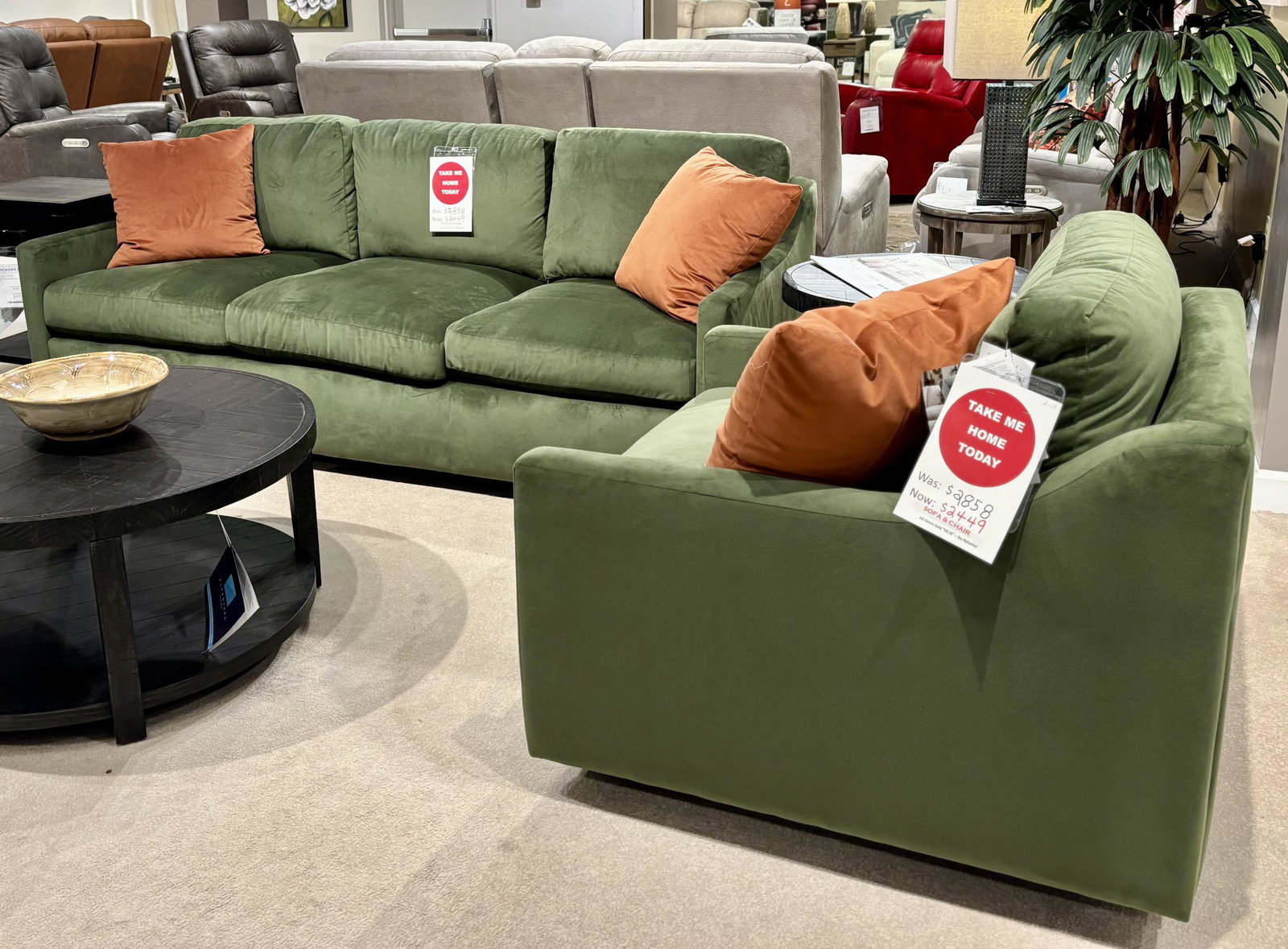 Flexsteel 5510-31 Sky Sofa and Chair