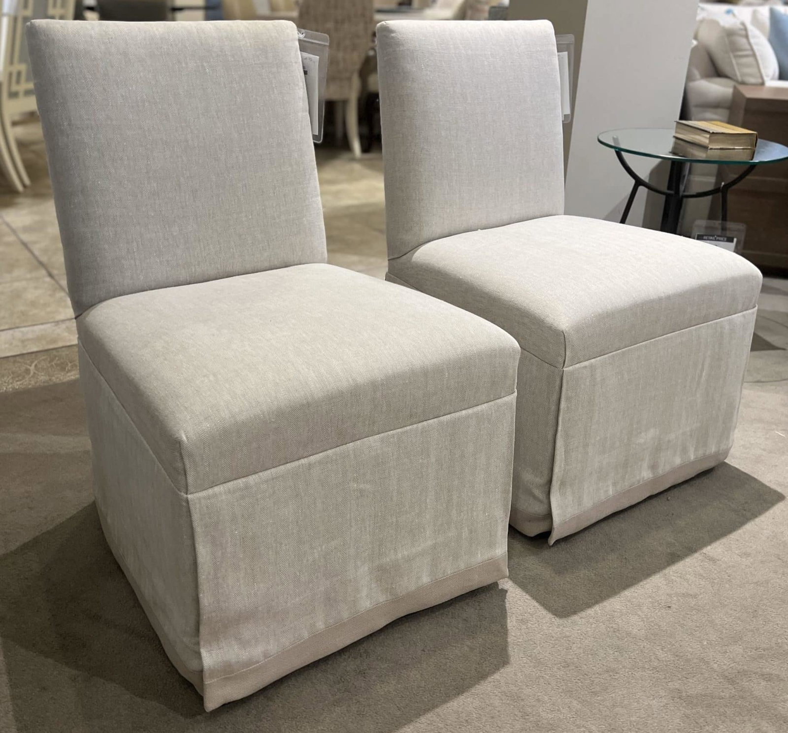 Century CCC3119S-SK/30 Hollis Skirted Chair Century CCC3119S-SK/30 Hollis Skirted Chair