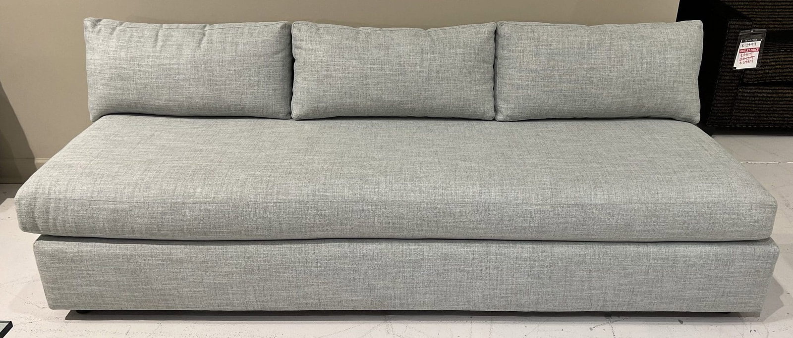 Century LTD5264-92/100 Collier Armless Sofa Century LTD5264-92/100 Collier Armless Sofa
