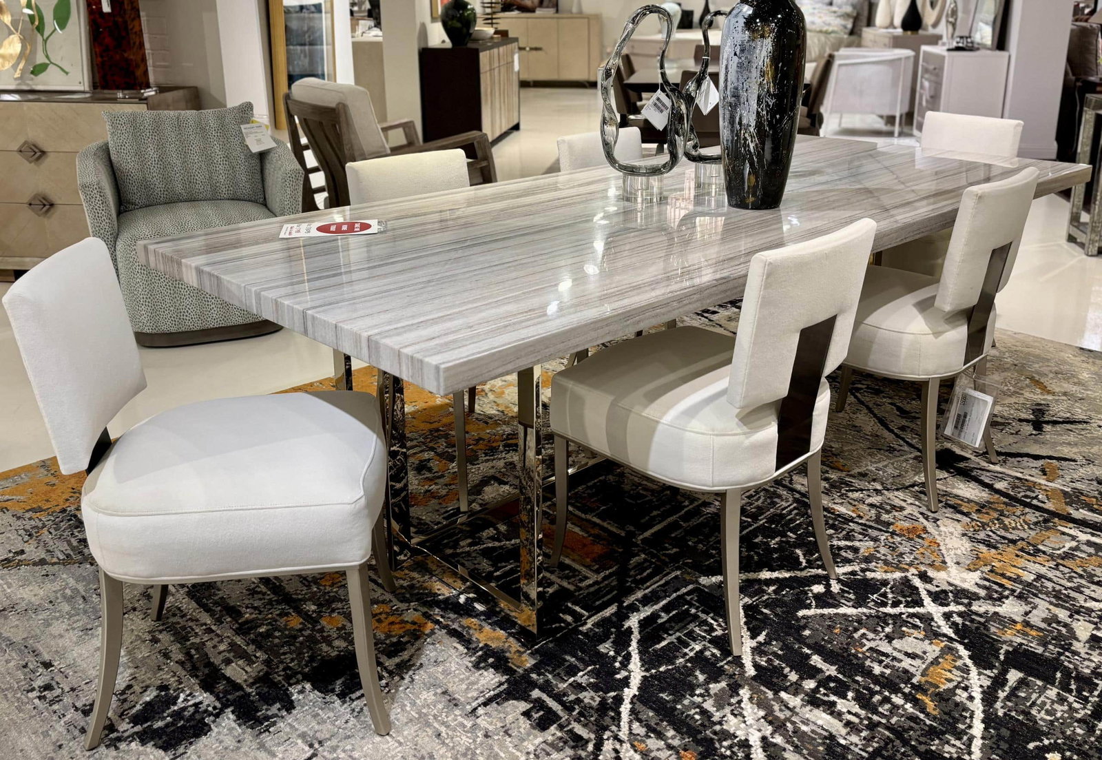 Caracole CLA-019-203 Wish You Were Here Dining Table Caracole CLA-019-203 Wish You Were Here Dining Table