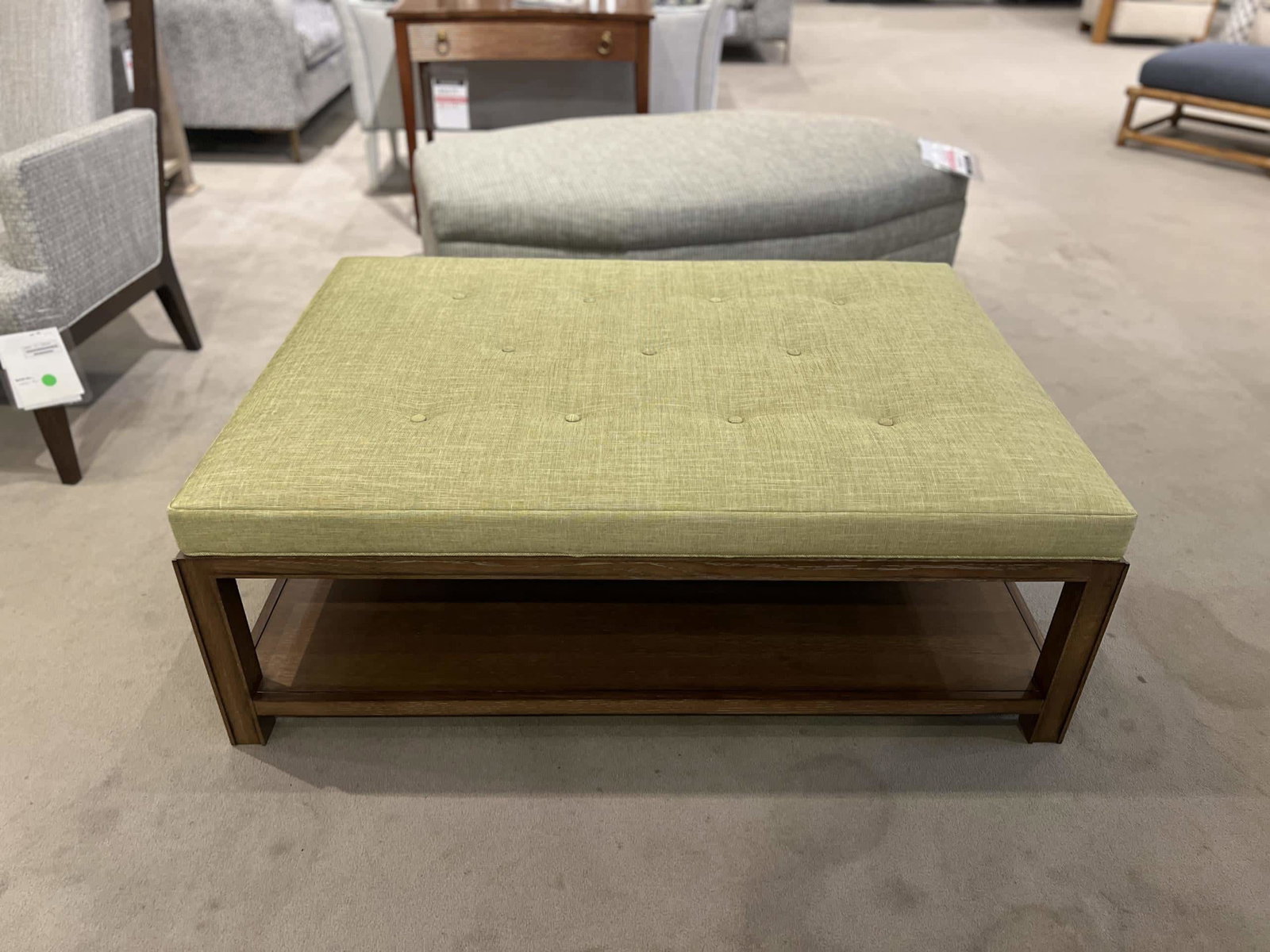 Highland House 1399-48-C29/330 Custom Franco Ottoman at Factory Outlets by Hickory Park