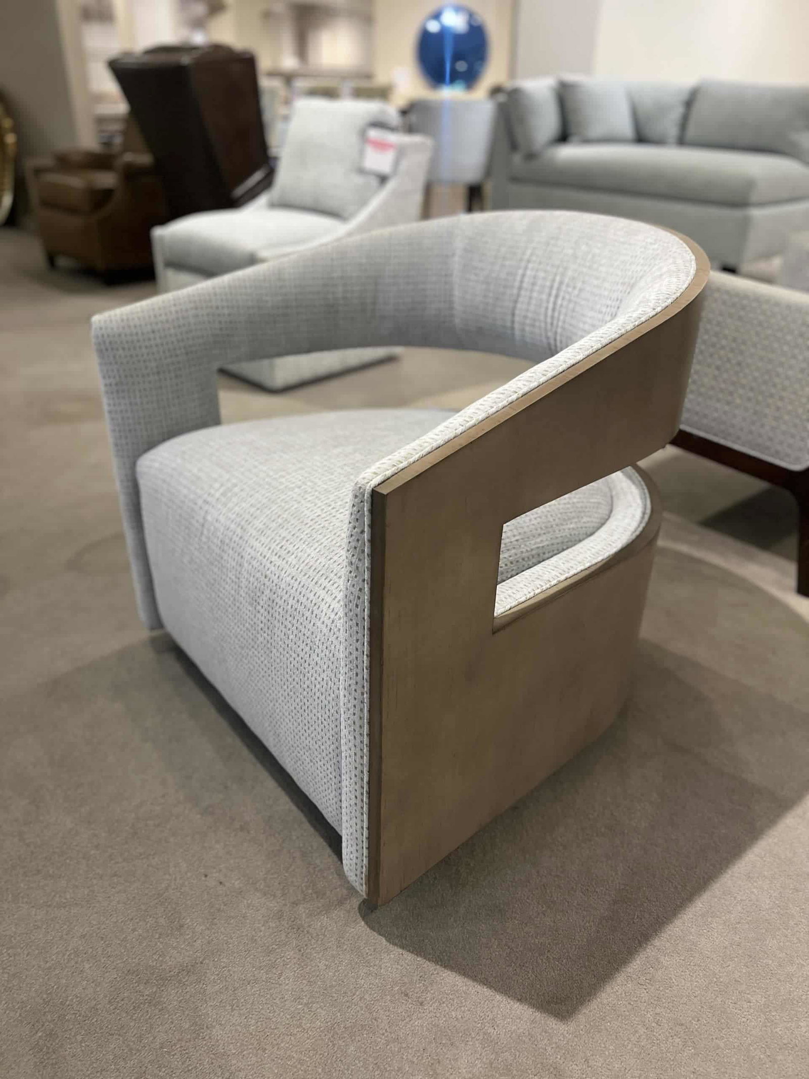 Century CCC3107-8/140 Brayden Swivel Chair at Factory Outlets by Hickory Park