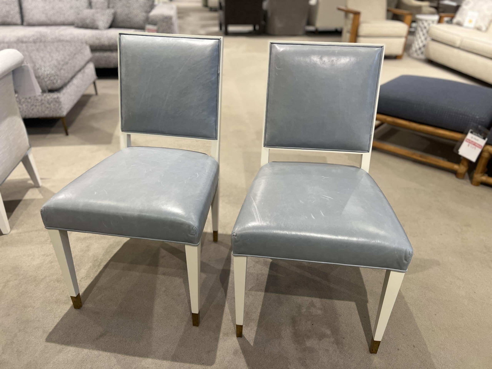 Highland House 1175/300 Beatrix Dining Chair w/Antique Brass at Factory Outlets by Hickory Park