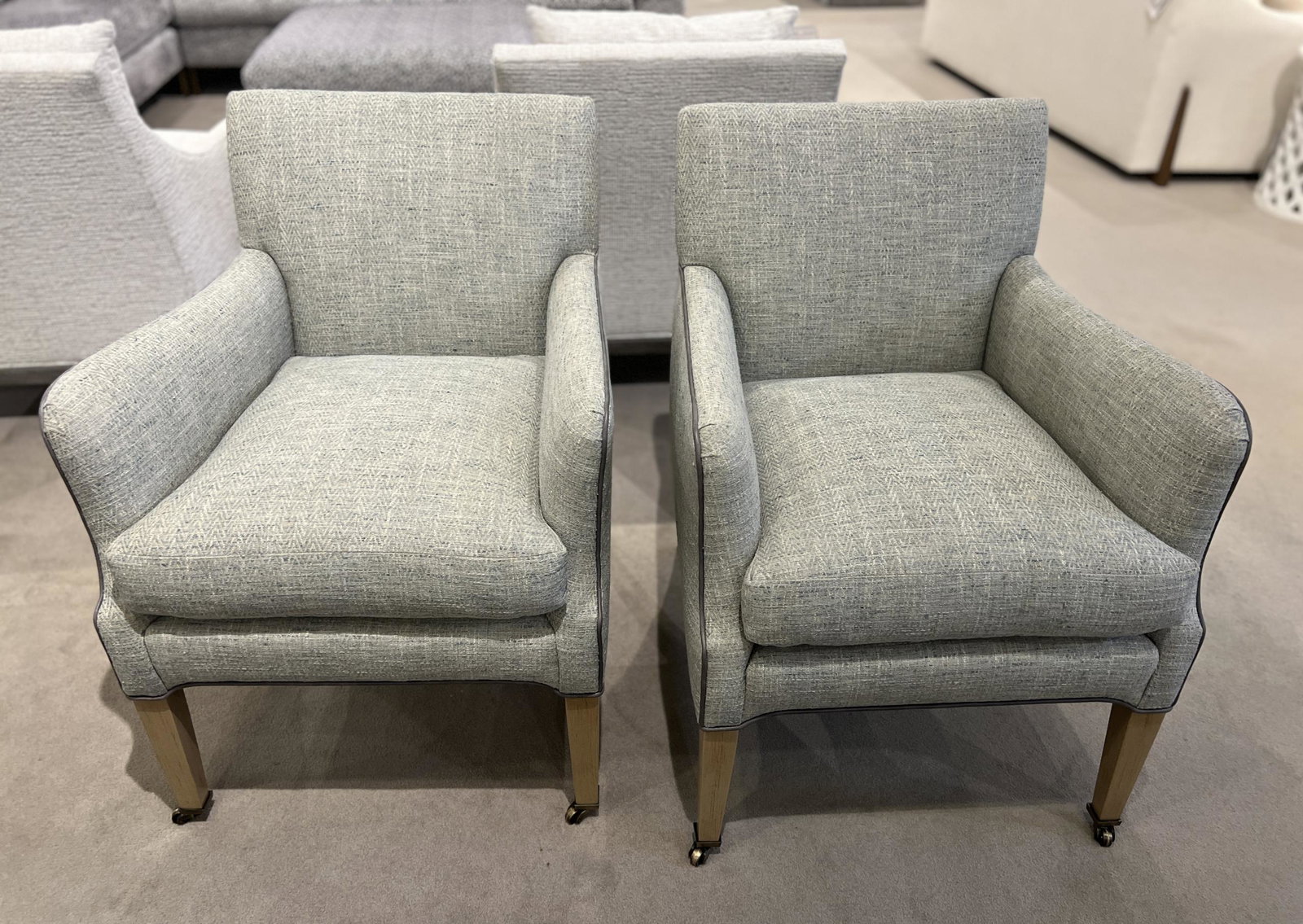 Jessica Charles 994-C/10865,10866 Finch Caster Game Chair at Factory Outlets by Hickory Park