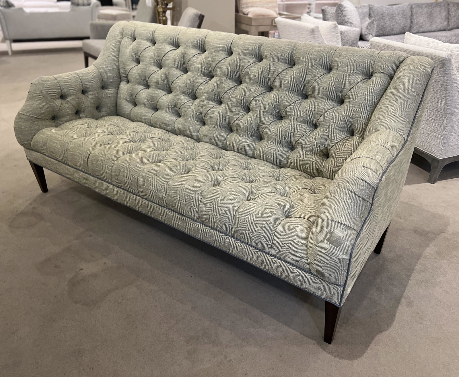 Hancock and Moore 6846-3/391 Loxley Tufted Sofa at Factory Outlets by Hickory Park