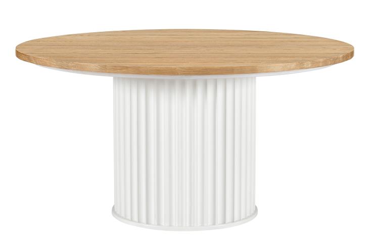 Hickory Chair HC1346-70W Landers Dining Table Top and Base