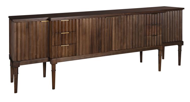 Hickory Chair HC7245-71W Plaited Buffet with Wood Top Hickory Chair HC7245-71W Plaited Buffet with Wood Top