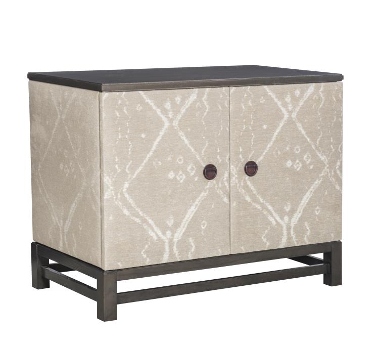 Hickory Chair HC9572-70 Remy 2 Door Upholstered Cabinet Hickory Chair HC9572-70 Remy 2 Door Upholstered Cabinet