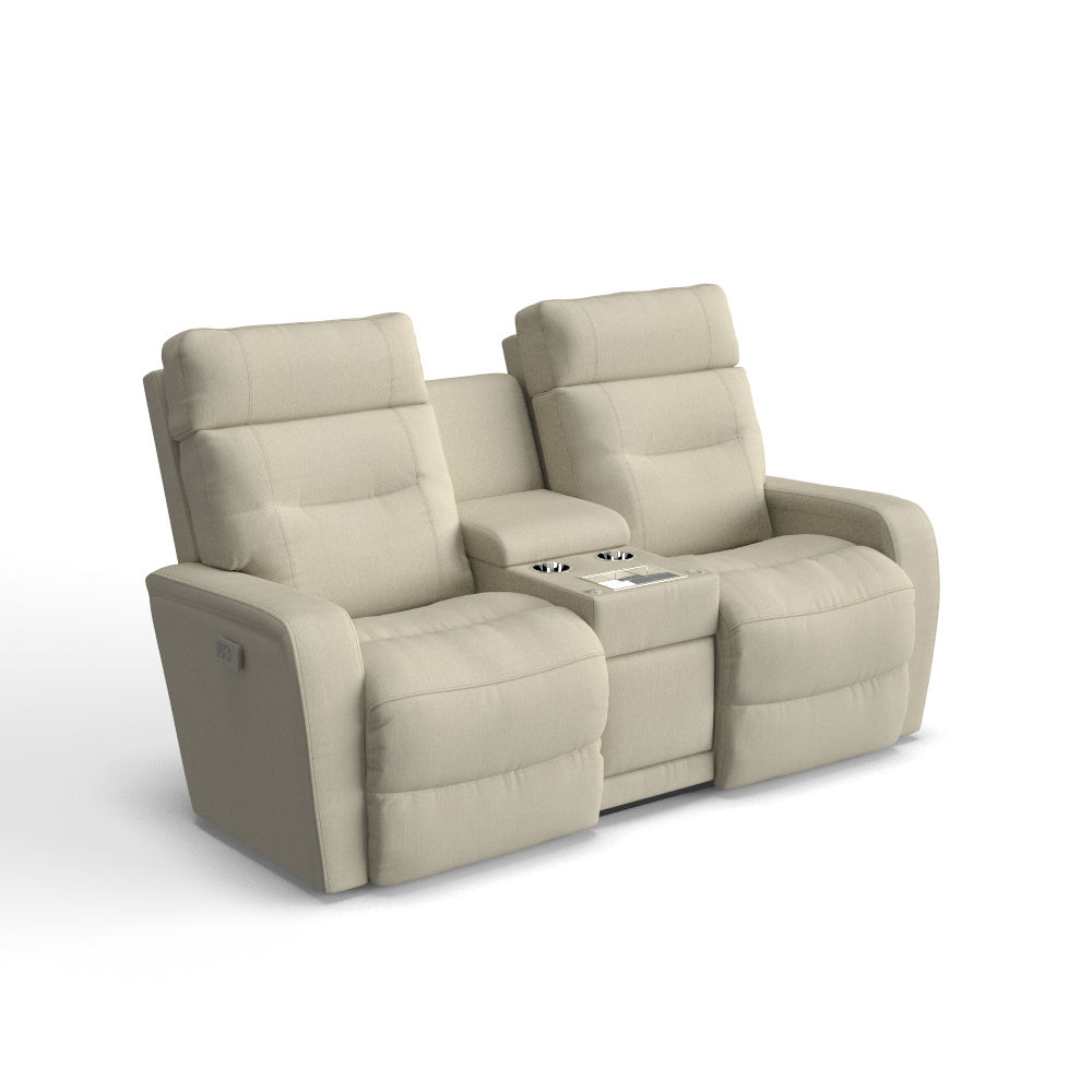 La-Z-Boy X39807 Baron Power Wall Reclining Loveseat w/ Console, Headrest & Lumbar