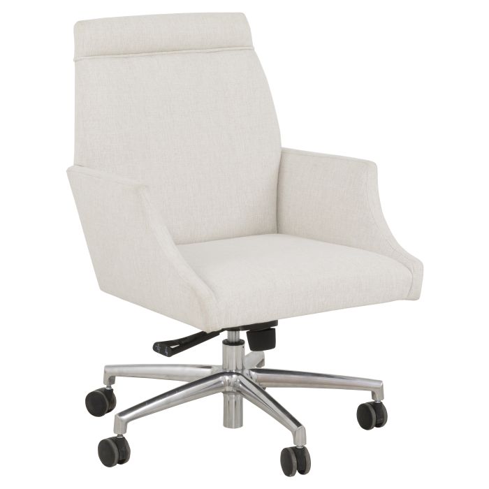 Fairfield 1023-35-2 Uhura Executive Desk Chair with Polished Nickel Base