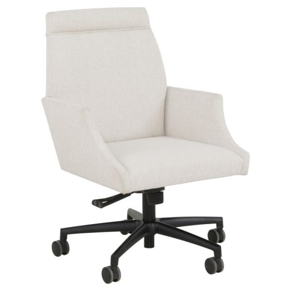 Fairfield 1023-35-4 Uhura Executive Desk Chair Matte Black Base